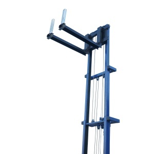 Lift electric materiale constructii 300kg, inaltime maxima 5m cu telecomanda - Img 12