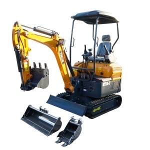 Mini excavator 2T pe senile cu semicabina, motor diesel Laidong 25CP, adancime sapare 2060mm, 3 cupe incluse 170/440/780mm THOR