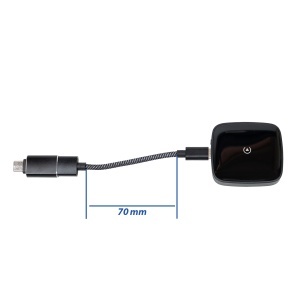 Modul conversie wireless PNI CP200 USB-C, 5V-1A, pentru masini cu Carplay, Android Auto din fabrica prin cablu - Img 2