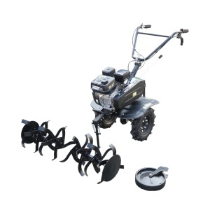 Motocultor 7CP cu freza 100cm, motor benzina 4 timpi 212cc OHV, viteze 2+1, transmisie pe curea, roti 4.00-8 Breckner Germany - Img 2