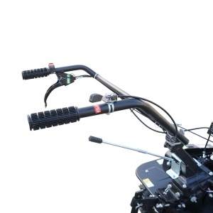Motocultor 7CP cu freza 100cm, motor benzina 4 timpi 212cc OHV, viteze 2+1, transmisie pe curea, roti 4.00-8 Breckner Germany - Img 12