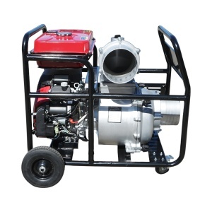 Motopompa pe benzina 22.4CP, 8 toli, motor Honda GX690, debit 300 m3/h, adancime aspiratie 4m, inaltime pompare 15m, pornire la cheie Breckner Germany - Img 2