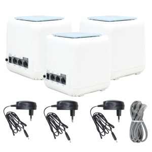 Pachet sistem Mesh Wi-Fi PNI GB1200 Gigabit si 1bc Cablu de retea plat S/STP CAT8 PNI U8015W 1.5m - Img 7