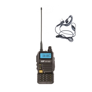 Pachet statie radio VHF/UHF portabila CRT FP00 dual band si casca PNI HS82 - Img 5