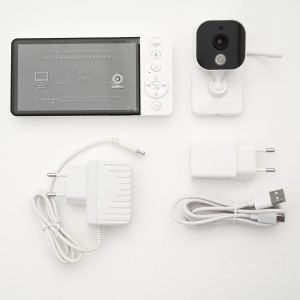 Pachet Video Baby Monitor PNI BM500 ecran 5 inch wireless 2.4 GHz si Sticky Pad Drapel inclus - Img 12