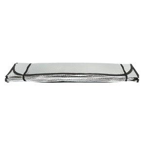 Parasolar parbriz auto 130x60cm folie de aluminiu si ventuze de fixare Breckner Germany - Img 4