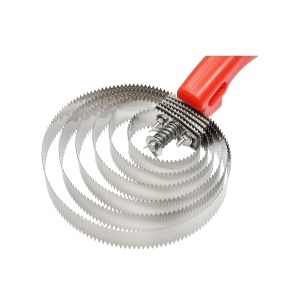 Perie tesala metalica spiralata pentru cai 230x105mm Breckner Germany - Img 4