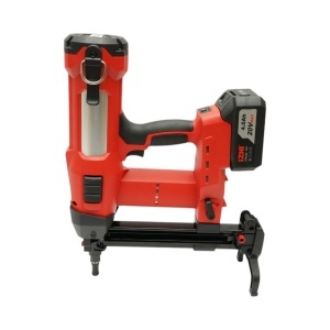 Pistol de batut cuie in beton si metal cu acumulator 20V, 4Ah Li-ion, LED, brushless, 100 Joule, cuie 15-40mm, diametru 2.7-3mm, magazie 33 cuie Breckner Germany - Img 10
