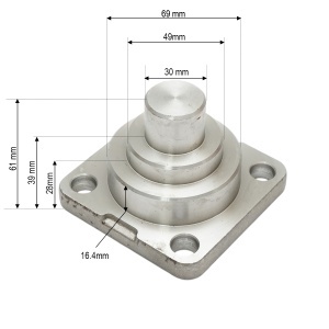 Pivot fuzeta John Deere 6000, 6005, 6010, Fendt Farmer cod OEM T151074, T188397, F380.309.021.020, F380309021020, 04415055, 4415055, 72706109 - Img 2