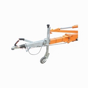 Platforma/nacela pentru lucru la inaltime tip remorca 16m, 200Kg cu telecomanda motor benzina THOR - Img 3