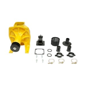 Pompa apa centrifuga autoamorsanta cu fulie dubla 3kW, 1.5 toli, debit 20 m3/h, adancime aspiratie 7m, inaltime pompare 24m pentru irigatii - Img 2