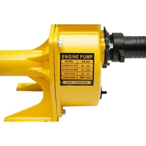 Pompa apa centrifuga autoamorsanta cu fulie dubla 3kW, 2 toli, debit 33 m3/h, adancime aspiratie 7m, inaltime pompare 33m pentru irigatii - Img 11
