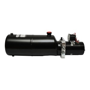 Pompa basculare 12V, 1.6kW 160 bar cu rezervor metalic 10L Breckner Germany - Img 2