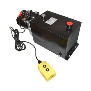 Pompa basculare 12V, 1.6kW 160 bar, cu rezervor metalic 10L si telecomanda - Img 2