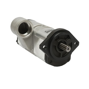 Pompa hidraulica dubla, debit 18+14cm3, sens rotatie spre dreapta pentru Massey Ferguson OEM 3800195M91 - Img 4