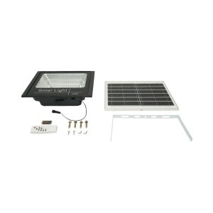Proiector LED 200W, 6500K cu panou solar 12W, baterie LiFePO4 8000mAh si telecomanda IP67 Breckner Germany - Img 5