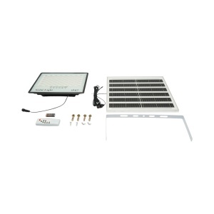Proiector LED 200W, 6500K cu panou solar 15W, baterie LiFePO4 10000mAh si telecomanda IP67 Breckner Germany - Img 2