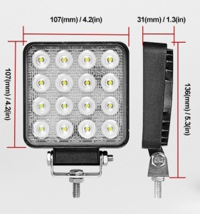 Proiector LED patrat 48W (varianta SLIM) - Img 3