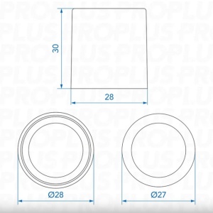 Reductor pentru conducta de la Ø28 mm la Ø17 mm - Img 5