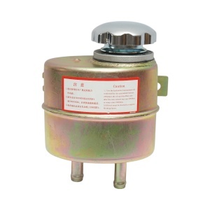 Rezervor ulei servodirectie metalic cu element filtrant, filtru sita incorporat, racord fi 16 - Img 1