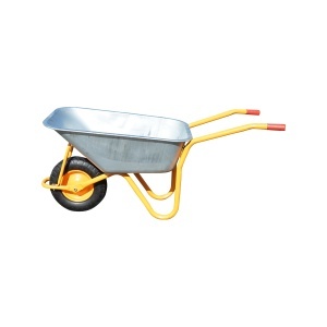 Roaba metalica cu intarituri si roata din metal 85L 875x595x275mm Thor - Img 3