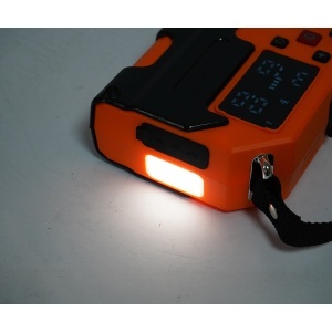 Robot pornire auto cu compresor aer portabil digital 150PSI, 12V, 120W, baterie Li-ion 8000mAh, Power Bank, lanterna LED, port USB/USB-C Breckner Germany - Img 14