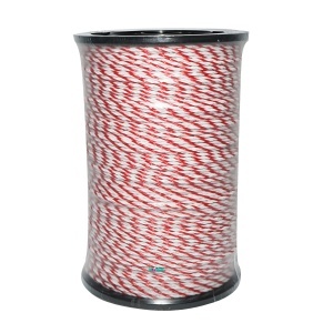 Rola fir alb-rosu fi 4mm 6x0.2mm SS, 500m gard electric, rezistenta 4.5 Ohm Bourget - Img 3