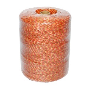 Rola fir galben-rosu fi 2mm 6x0.16mm SS, 1000m gard electric, rezistenta 5.5 Ohm Bourget - Img 3