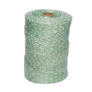 Rola fir verde-alb fi 3mm 6x0.3mm SS 0.31 Ohm/m, 500m gard electric Breckner Germany - Img 3