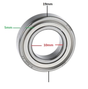 Rulment roata masina tuns gazon Husqvarna (61800- 2Z) - Img 2