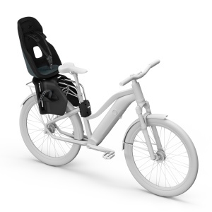 Scaun pentru copii, cu montare pe bicicleta in spate - Thule Yepp Nexxt 2 Maxi Frame mounted, Dark Slate - Img 5