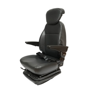 Scaun universal reglabil pentru tractor cu centura de siguranta, cotiere si suspensie 800x610mm - Img 2