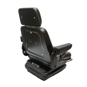Scaun universal reglabil pentru tractor cu centura de siguranta, cotiere si suspensie mecanica 830x610mm - Img 5