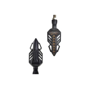 Semnalizare moto 12V cu semnalizare LED alba - Img 2