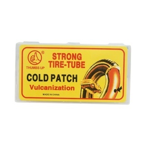 Set 12 petice vulcanizare anvelope si camere de aer 25x35mm, 35mm, 32x52mm + rola de presare + 1 tub adeziv 20ml - Img 4