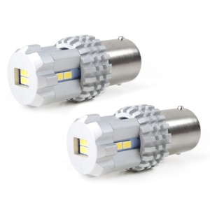 Set 2 becuri auto LED CANBUS 3020 22SMD 1156 BA15S P21W R10W R5W 12V/24V - Img 2