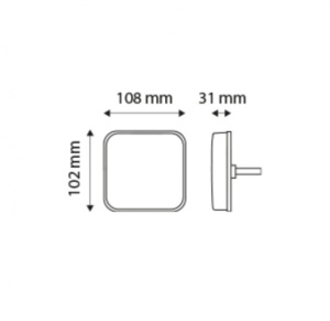 Set 2 lampi LED fara fir cu indicator dinamic - Img 6