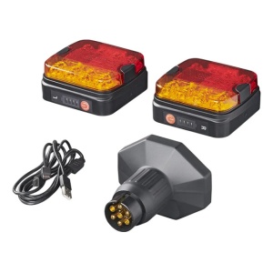 Set 2 lampi pentru remorca LED Wireless cu magnet (Bluetooth) 7-pin - Img 2