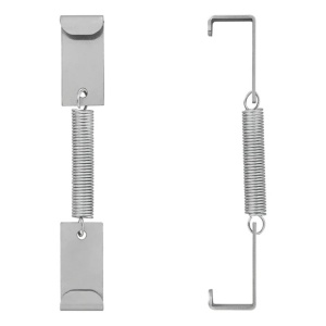 Set 4 bucati Cleme fixare numar inmatriculare cu arc - Img 2
