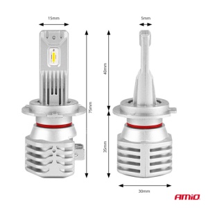 Set Becuri Far LED H7 12V Canbus - Img 2