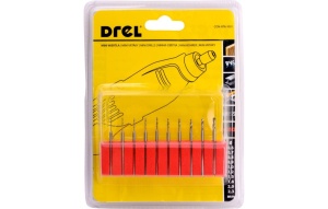 Set burghie Drel Mini Grinder 0,6-2,3 mm, 10 buc - Img 2