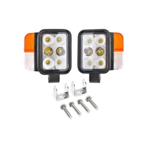 Set faruri universale tractor stanga si dreapta cu LED 10-80V - Img 2