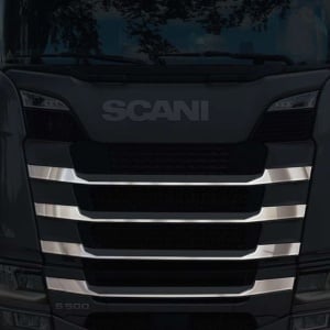 Set ornamente cromate grilaj SCANIA S/R 2016+
