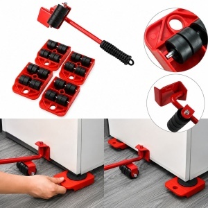 Set ridicare si transport mobila 150kg 5 piese Breckner Germany - Img 4