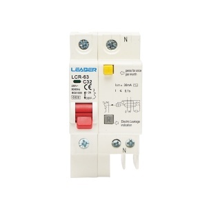 Siguranta diferentiala automata RCBO 1P+N, 32A, 230V AC, 30mA, 6kA Leader - Img 1