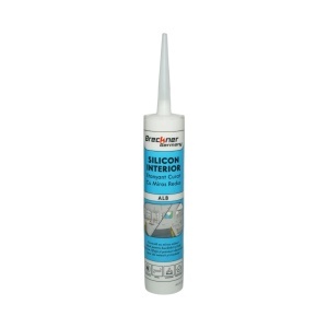 Silicon etansant neutral alb interior montare riflaje si panouri decorative 300ml Breckner Germany