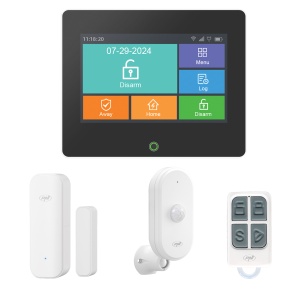 Sistem de alarma wireless PNI SafeHouse HS670 WiFi GSM 4G, ecran color tactil, 99 zone wireless, suporta 5 numere de telefon, apel si SMS de alarma, compatibil cu aplicatia Tuya Smart - Img 10