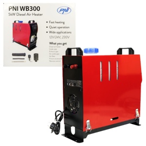 Sistem de incalzire auto stationara PNI WB300 Diesel 5kW 12V/24V, 230V, 10 niveluri de putere sirocou - Img 1