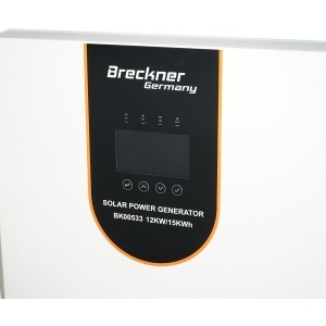 Sistem solar fotovoltaic All-in-One cu invertor hibrid 12kW, 48V OFF GRID monofazic, baterie integrata 15kWh LiFePO4 51.2V 300Ah, modul Wi-Fi inclus Breckner Germany - Img 8