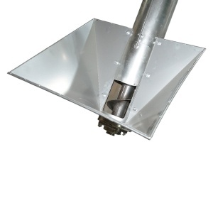 Snec transportor cereale orizontal 3m, 220V, 3kW, diametru 160mm, capacitate 10-15 T/h, cuva de alimentare si suport THOR - Img 7